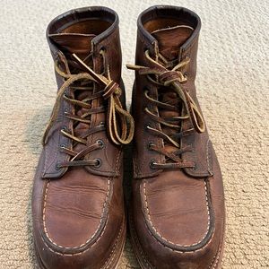 Red Wing Moc Toe Boots